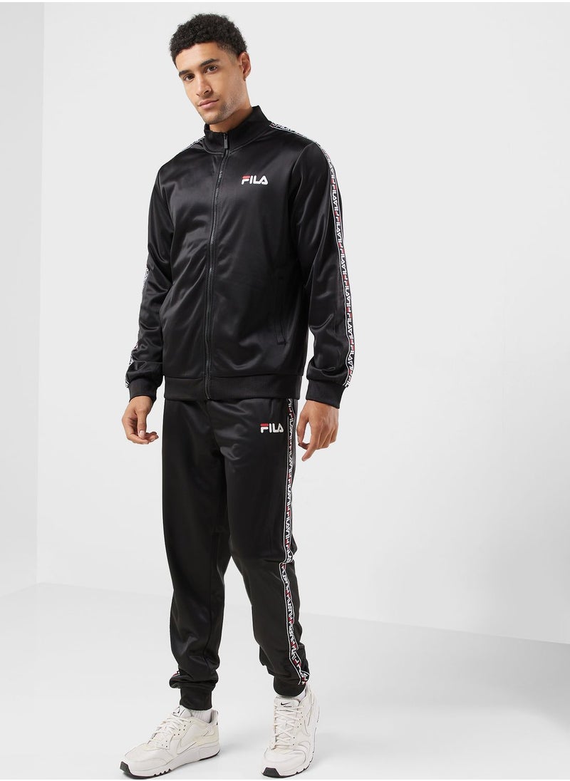 FILA - Zaphy Logo Tracksuit Sand pants - Image 1