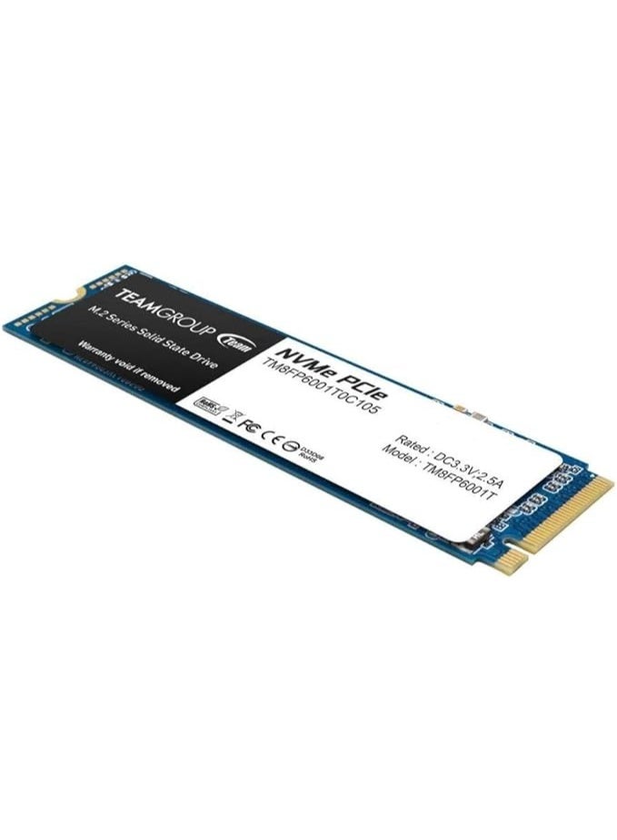 تيم جروب TEAMGROUP MP33 1 تيرابايت 1 تيرابايت SLC Cache 3D NAND TLC NVMe 1.3 PCIe Gen3x4 M.2 2280 SSD داخلي - TM8FP6001T0C101 - Image 4
