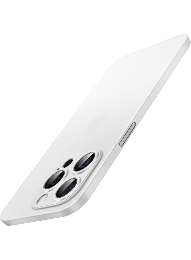 Jetech Ultra Slim 0.35Mm Thin Case For Iphone 14 Pro 6.1 Inch Camera Lens Cover Full Protection Lightweight Matte Finish Pp Hard Minimalist Case Support Wireless Charging White - Image 1