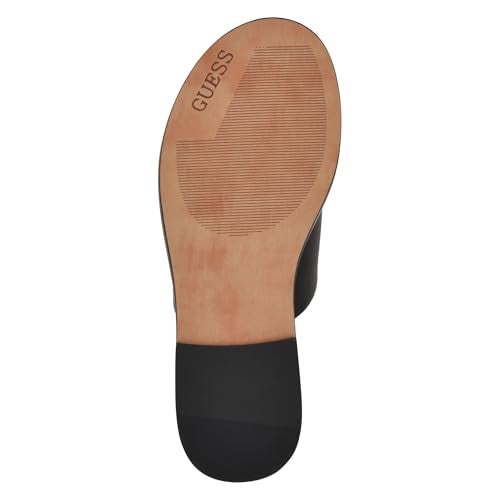 Guess Women's GRAYSIE Flat Sandal, Black 002, 5 - Image 4