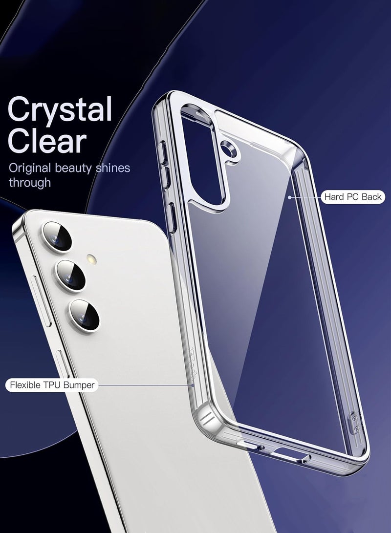 CHAPPELINE Samsung Galaxy S25  2025   AIRBAG CASE Series Premium Transparent Airbag Shockproof Anti-Yellowing with Free Iron Plate Case Cover - Clear - Image 2