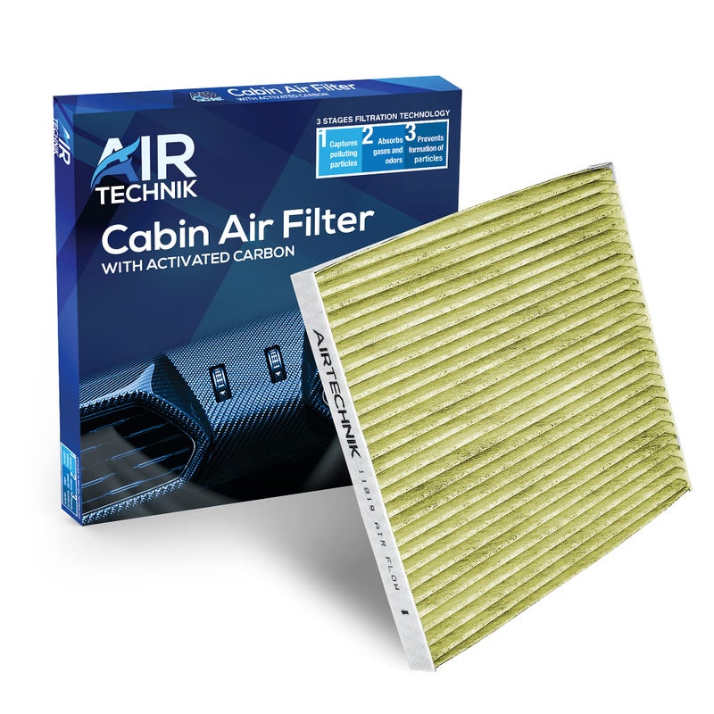 AirTechnik CF11819 PM25 Cabin Air Filter wActivated Carbon Fits Chevy Captiva Equinox GMC Terrain Hyundai Azera Santa Fe Sonata KIA Cadenza Optima Sedona Saturn Vue 20901295