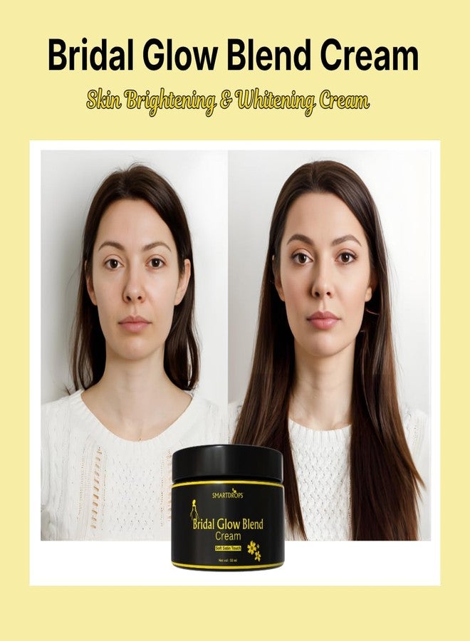Smartdrops Bridal Glow Blend Night Cream | Bridal Night Cream | Triple Whitening Night Cream | Night cream original | Skin Whitening creaM | Day and Night Beauty cream | Suitable For All Skin Types | 50 ml - Image 5