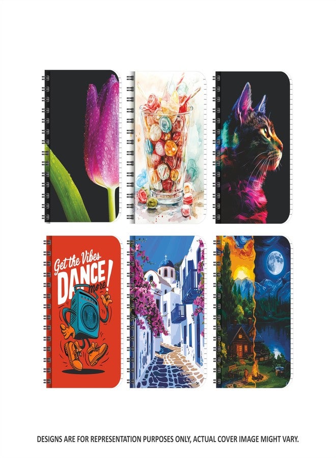 شايب دفتر ملاحظات SHAPE Wiro A5 ذو غلاف ناعم - 160 صفحة، مسطر بخط واحد، ورق سميك 100 جرام/متر مربع، غلاف ناعم مع تجليد حلزوني للكتابة المكتبية وتدوين الملاحظات الدراسية (عبوة من 2) - Image 3