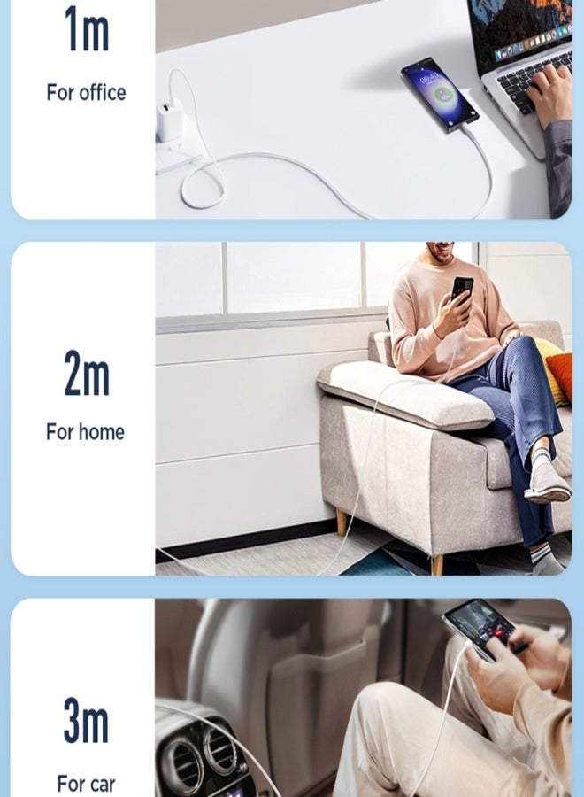 جوي روم كابل شحن سريع JOYROOM SA26-CC3 Flash Charge Series 60W USB-C/Type-C إلى USB-C/Type-C، طول الكابل: 1 متر - Image 5