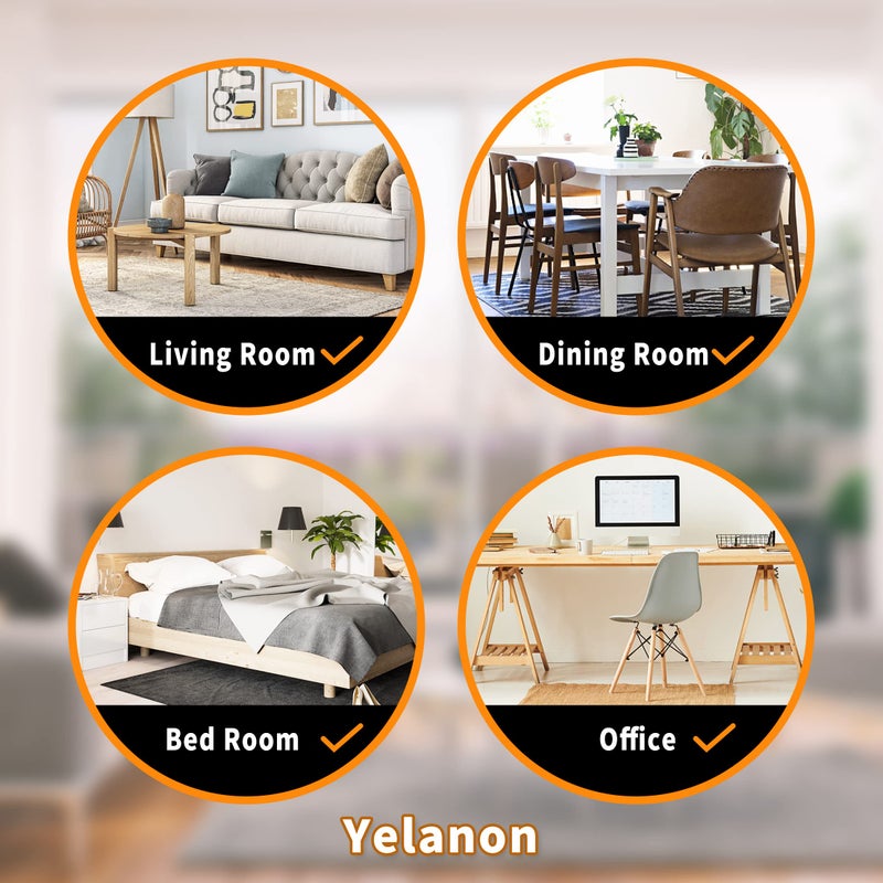 Yelanon Furniture Sliders 20 Pcs-3 1/2 Square Brown Furniture Sliders For Carpet Heavy Duty Furniture Movers Sliders Reusable Furniture Moving Pads Floor Protectors For Carpet - Image 5