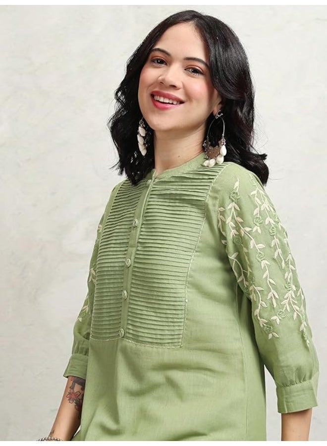 Vishudh Womens Kurta Sets 2xl green - Image 4