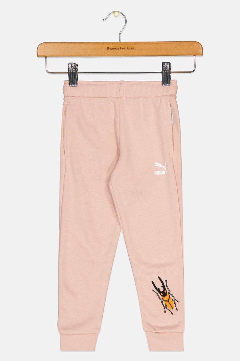 PUMA Toddlers Girl Sportswear Fit Outdoor Sweatpants, Dusty Pink  - Image 1