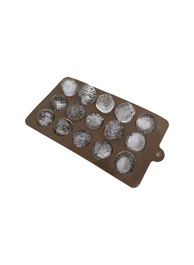 S-TOP 4 Pack Flower Shape Silicone Molds Chocolate Candy Mold, Silicone Mold for Wedding,Festival, Parties, DIY Enthusiasts-15 Cavity - Image 5