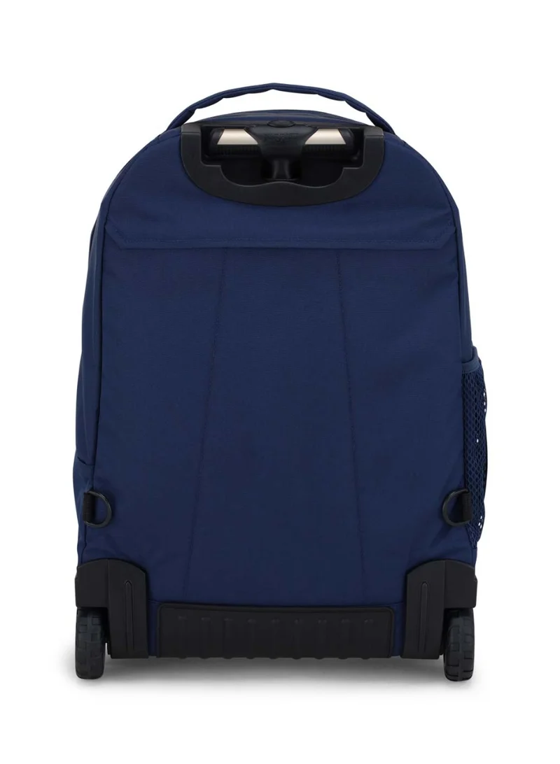 Jansport Driver 8 Trolley Backpack With Padded Shoulders, Water Bottle Pocket, 36L, 2.0kg,15Inch- Navy