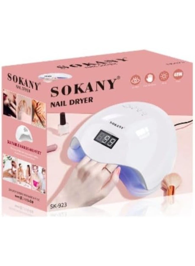Sokany Nail Polish Dryer with Gel Lamps – SK-923 - Image 1