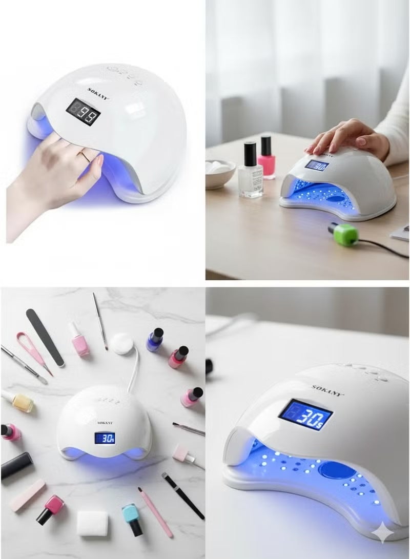 Sokany Nail Polish Dryer with Gel Lamps – SK-923 - Image 3
