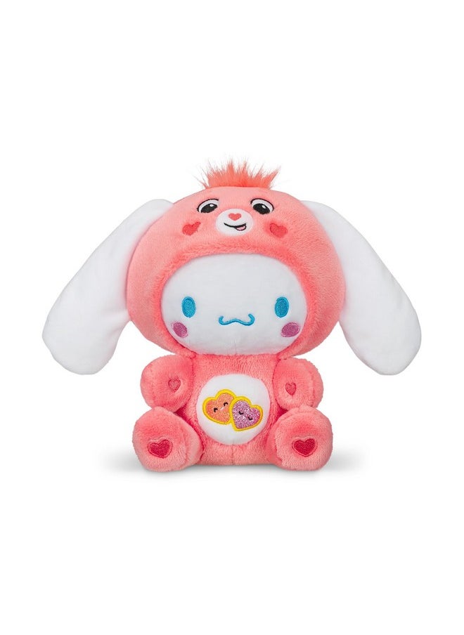 Care Bears - Cinnamoroll Dressed As Love-A-Lot Bear 8" Fun-Size Plush, Pink - Soft, Huggable Bestie! - Good For Girls And Boys, Employees, Collectors, Ages 4+ - Image 1