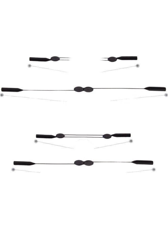 Boshide Glasses Anti-Slip Ear Hooks Anti-Loss Strap Adjustable Eyeglass Retainer - Adult Size Set Of Three - Image 2