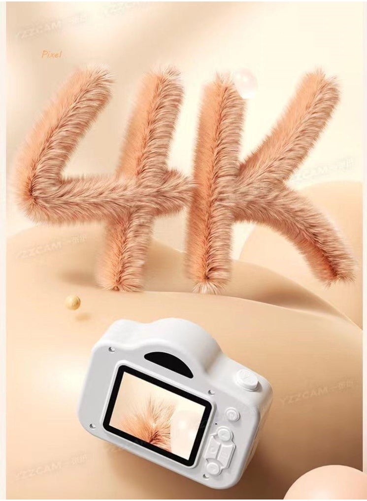 HD Dual-Camera Digital Camera, 1080P Children's Digital Camera, with 40 Megapixels, 32GB Memory Card, 4x Zoom, MP3 Function, Multiple Games, Suitable for Girls, Boys, Teenagers, Students, Yellow - Image 4