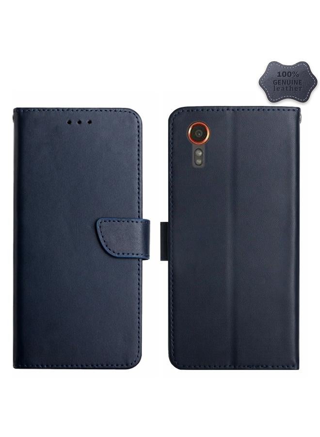 اس-توب جراب لهاتف Samsung Galaxy Xcover 7 5G HT02 مصنوع من الجلد الأصلي مقاوم لبصمات الأصابع - Image 1