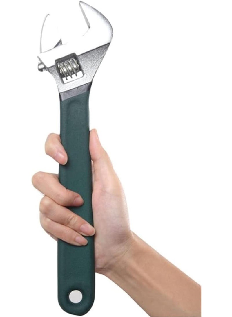 GGOOT Adjustable Wrench,Hardware Tool Multifunctional 10-inch Bathroom Adjustable Wrench, Movable Opening Design Board  - Image 3