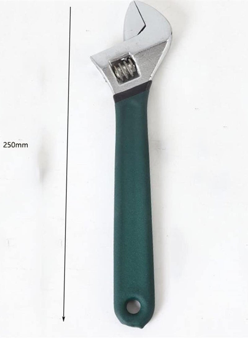 GGOOT Adjustable Wrench,Hardware Tool Multifunctional 10-inch Bathroom Adjustable Wrench, Movable Opening Design Board  - Image 2