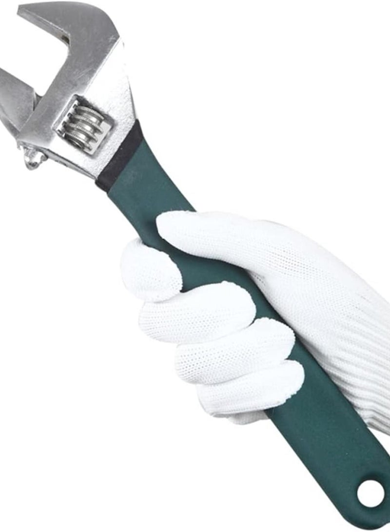 GGOOT Adjustable Wrench,Hardware Tool Multifunctional 10-inch Bathroom Adjustable Wrench, Movable Opening Design Board  - Image 4