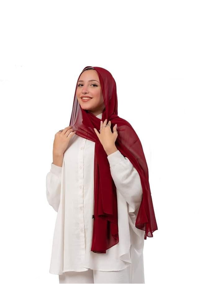 Premium Soft Royal Chiffon Hijab - Elegant Drape & Full Coverage - Multi Colors