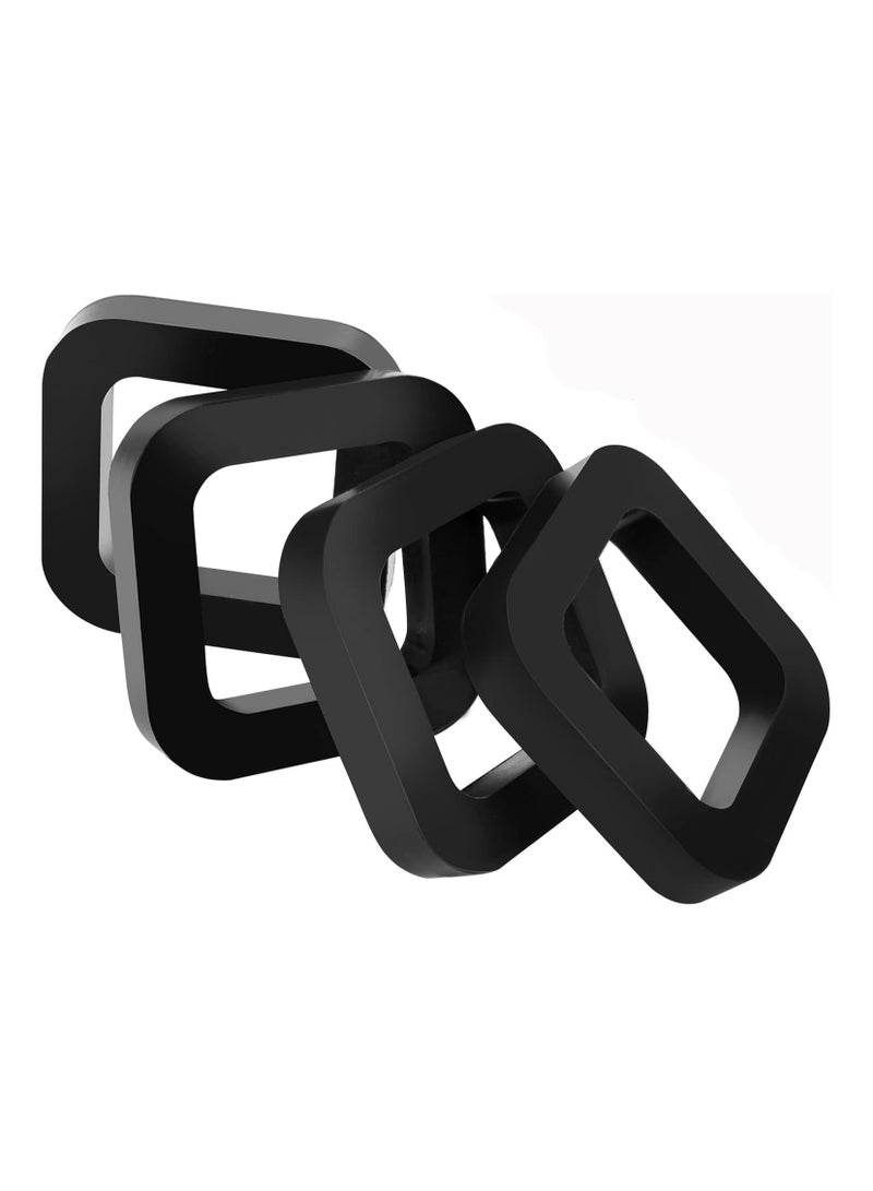 Loquat 4 Pack 2 Inch Hitch Receiver Silencer Pad Reduces Rattle and Noise, Provide Cushion Between Receivers and Tow Hitches - Image 1