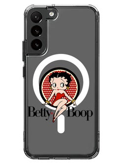 Magnetic Case for Samsung Galaxy S23 Plus 6.6-inch Compatible with MagSafe Wireless Charging, Shockproof Phone Bumper Cover Betty Boop