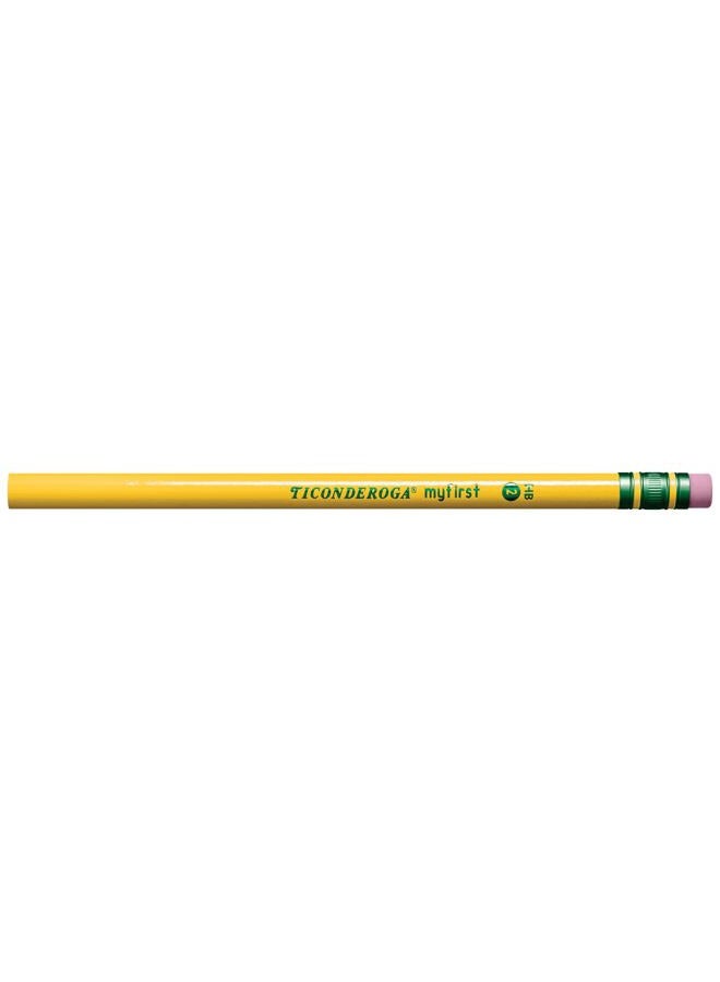 Ticonderoga ® Beginners' Elementary Pencils, With Eraser, #2 Lead, Yellow Barrel, Pack Of 12 - Image 2