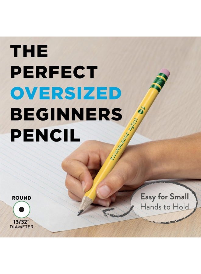Ticonderoga ® Beginners' Elementary Pencils, With Eraser, #2 Lead, Yellow Barrel, Pack Of 12 - Image 3