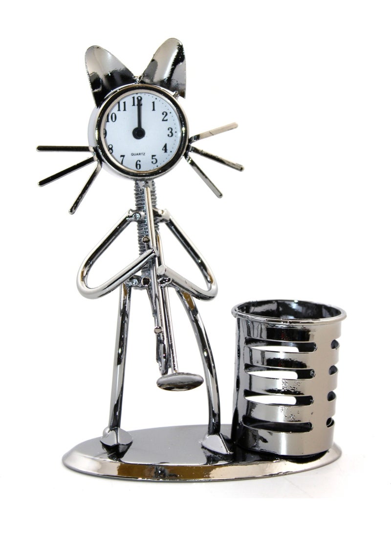 Güneş Outdoor Gunes Outdoor Metal Clock Pen Holder ALK2120 