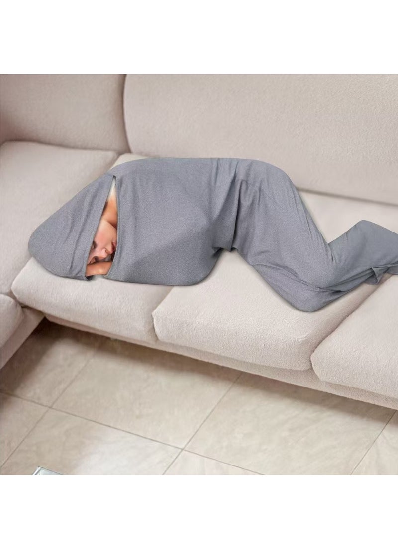 M MIAOYAN Travel Sleep Pod – Stretchable Compression Sleep Sack with HugStretch™ for Anxiety Relief & Better Sleep - Image 3