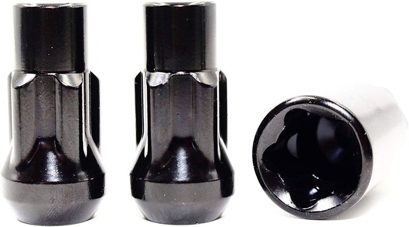 Veritek Performance Black Acorn Bulge Tuner Wheel Locks - Image 3