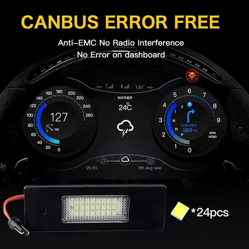 Vuzmode 2PCS LED License Plate Light for MINI - Image 5