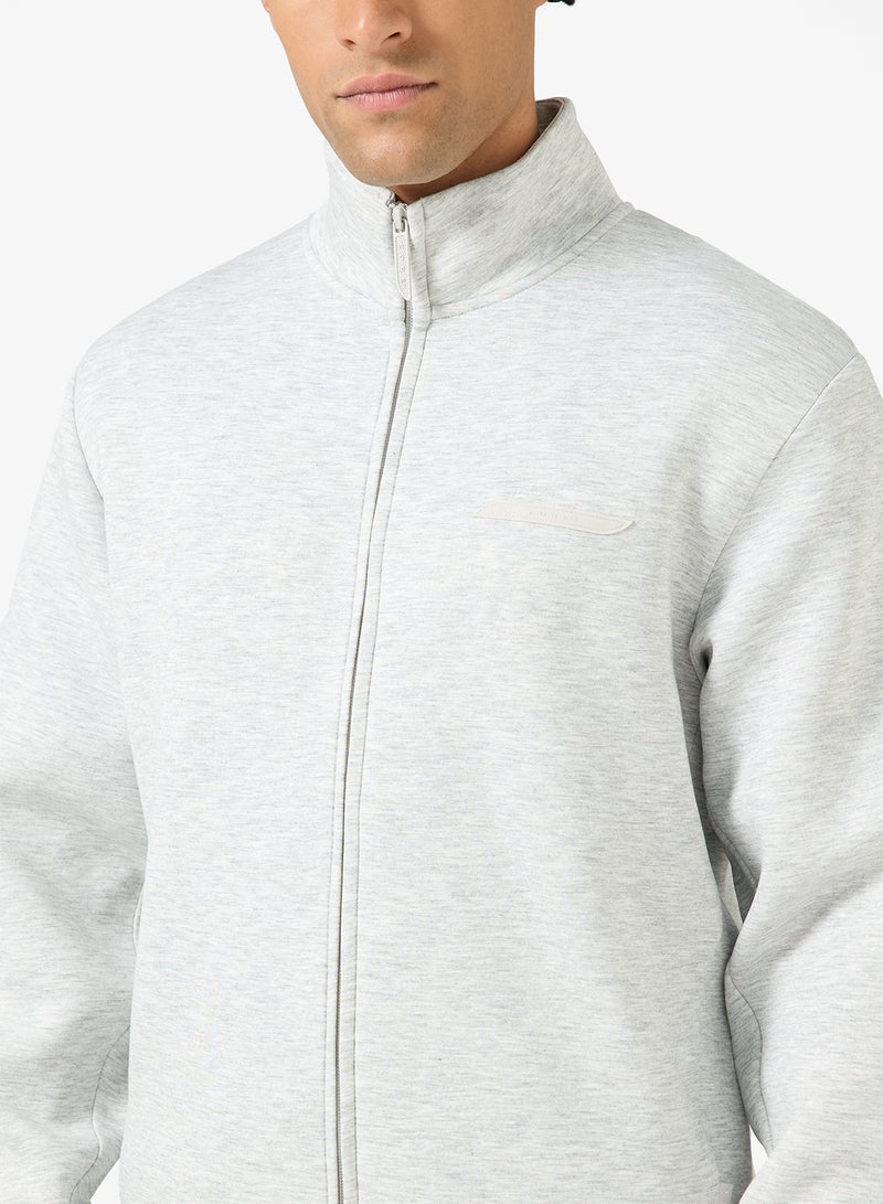 JACK & JONES High Neck Zip Through Jacket - Image 3