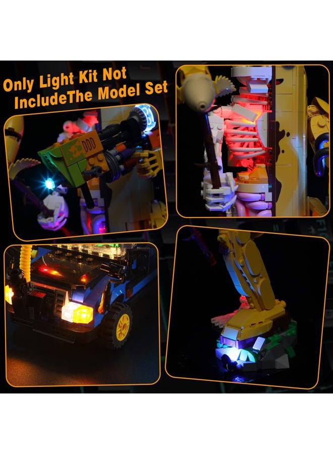 Vaodest Led Light for Lego 77072 Fortress Building Blocks Model,Design and Configuration Compatible with Model 77072(Led Light Only, Not Building Block Kit) - Image 2