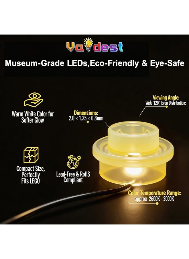 Vaodest Led Light for Lego 77072 Fortress Building Blocks Model,Design and Configuration Compatible with Model 77072(Led Light Only, Not Building Block Kit) - Image 3