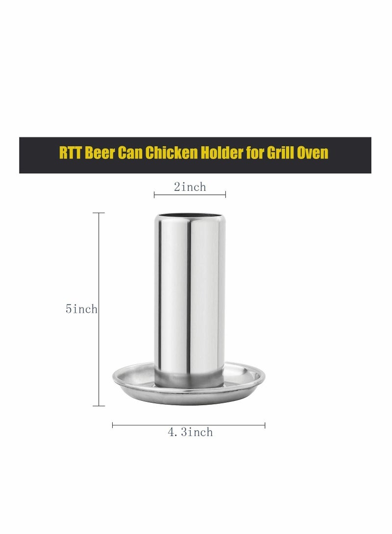 Can Chicken Holder for Grill Oven, Throne Whole Roaster With Canister  - Image 2