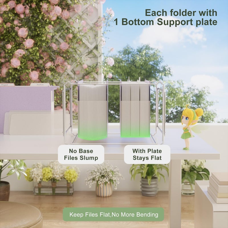 EcoStash Extra Capacity Hanging File Folders, 4.72" Reinforced Wheat Straw Expanding Hanging Folder Letter Size, Heavy Duty for Filing Cabinets, File Organizer for Office & Home-Lavender Purple-3 Packs - Image 5