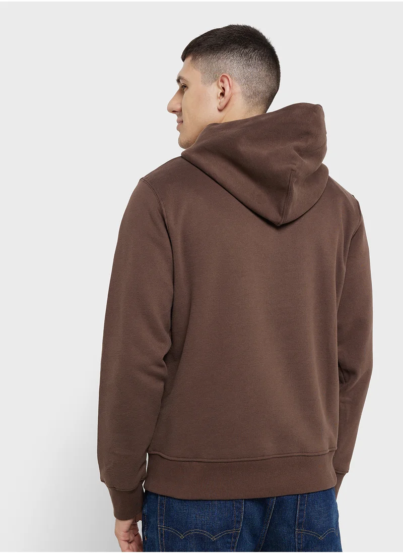 جاك اند جونز Jorvermont Logo Hoodie