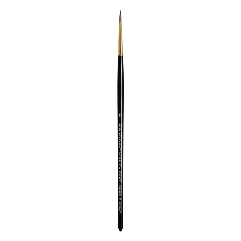 da Vinci Brushes فرشاة الطلاء ماسترو من سلسلة دافنشي للألوان المائية 11، كولينسكي ريد سابل إنجليزي كامل، الحجم 0 - Image 1