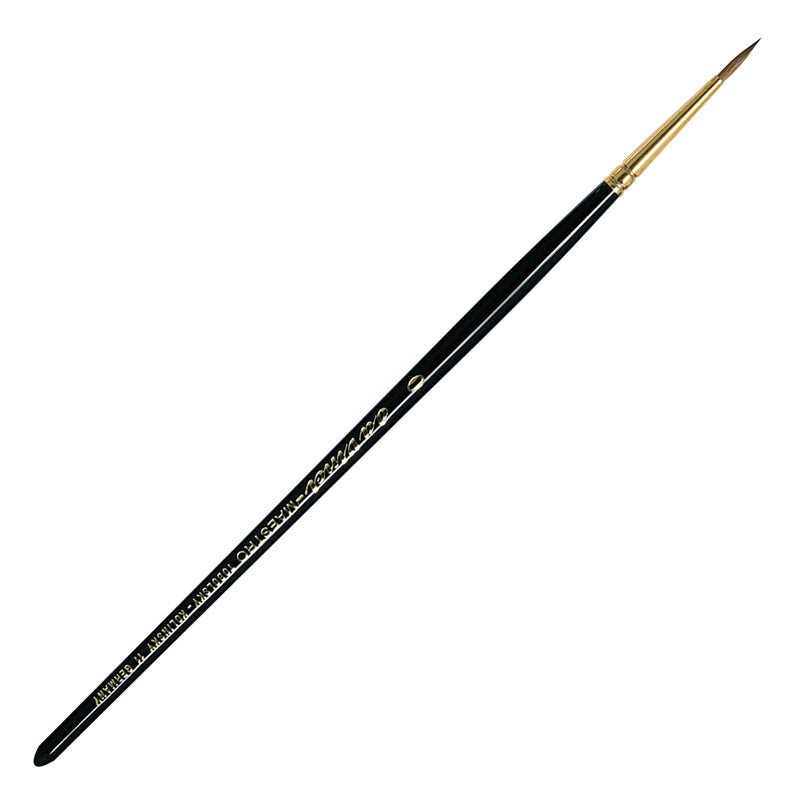 da Vinci Brushes فرشاة الطلاء ماسترو من سلسلة دافنشي للألوان المائية 11، كولينسكي ريد سابل إنجليزي كامل، الحجم 0 - Image 2