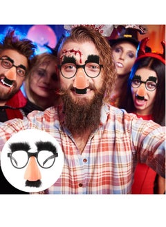 Generic 5 Pcs Funny Glasses with Big Nose Eyebrows and Mustache, Disguise Glasses, Perfect Party Favors, Suitable for parties, funny photos  - Image 5