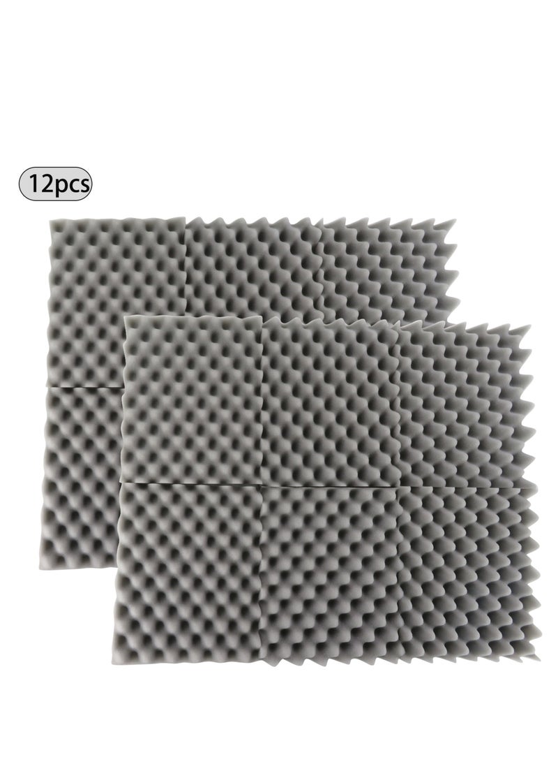 12PCS 30 * 30 * 5cm Sound Isolation Foam for Home, Studio, Theater, KTV  - Image 4