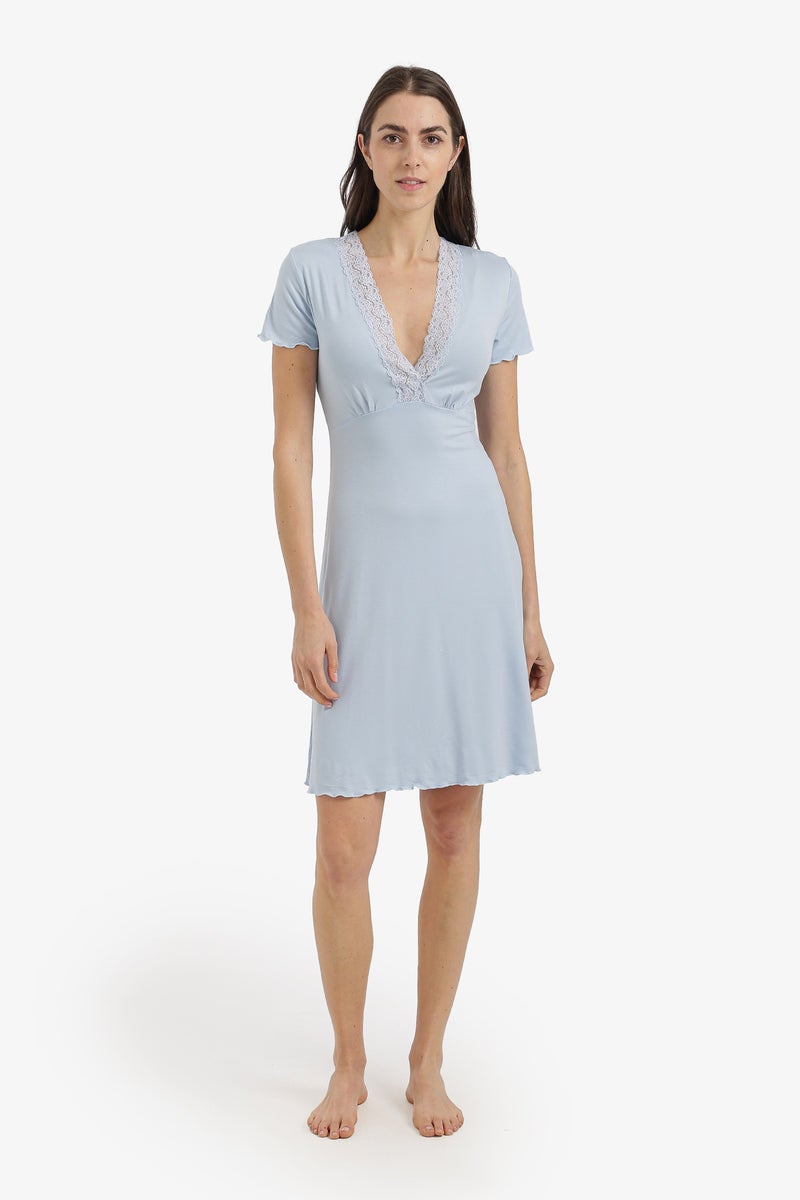 Carina Lace V-Neck Nightgown - Image 5