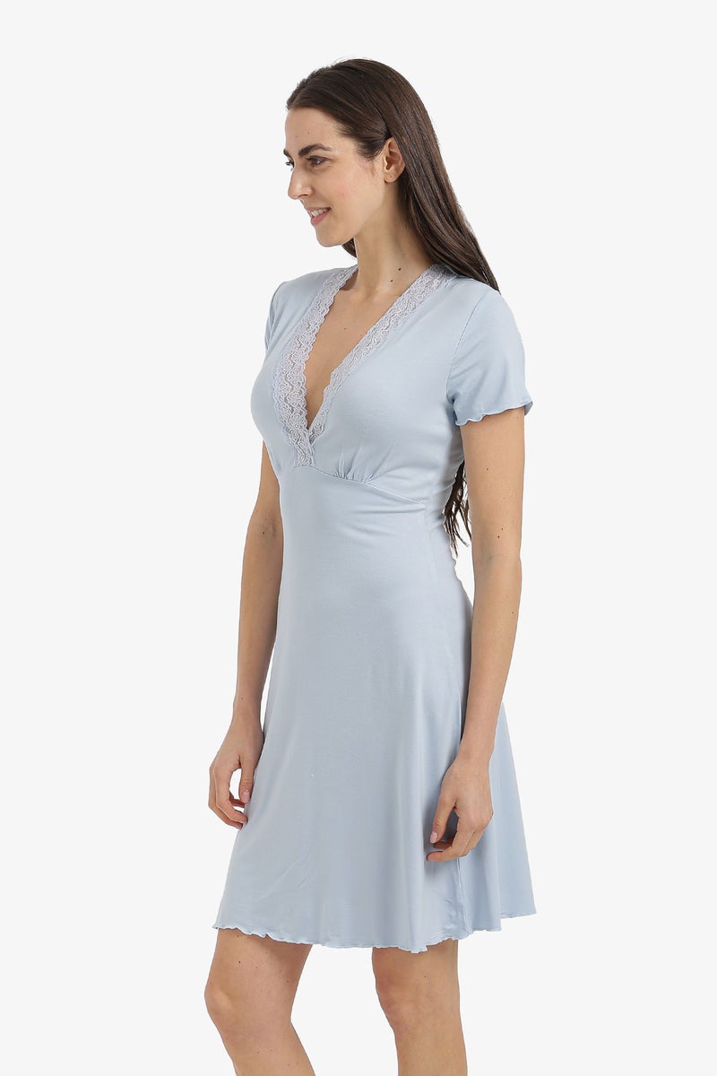 Carina Lace V-Neck Nightgown - Image 2