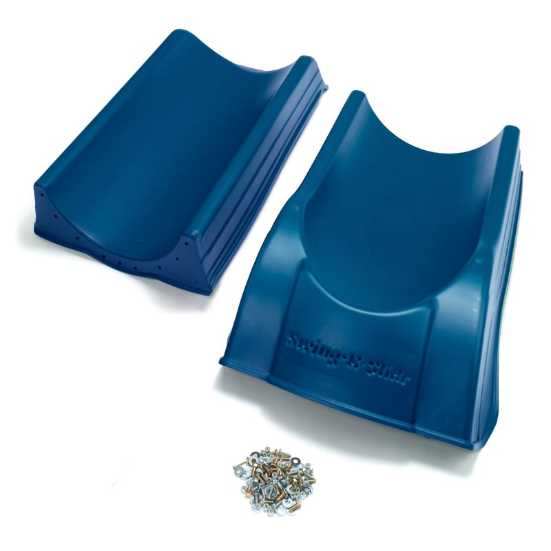 Swing-N-Slide SwingnSlide NE 4701 Summit Slide 2Piece Plastic Scoop Slide for 4 Decks Blue - Image 3