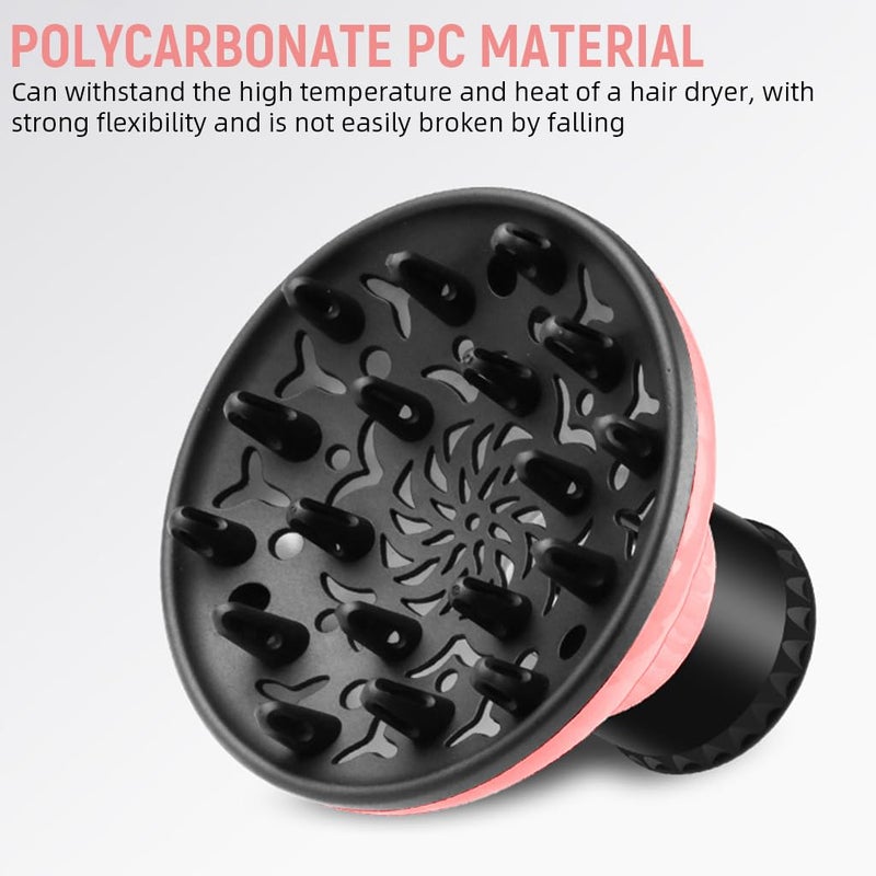 M'AYCREATE MAYCREATE® Hair Dryer Diffuser, Universal Hair Diffuser Adaptable Hair Dryer Attachment for Blow Dryer Nozzles from 1.5 to 2.3 inch Diameter for Natural Thick Hair - Image 4