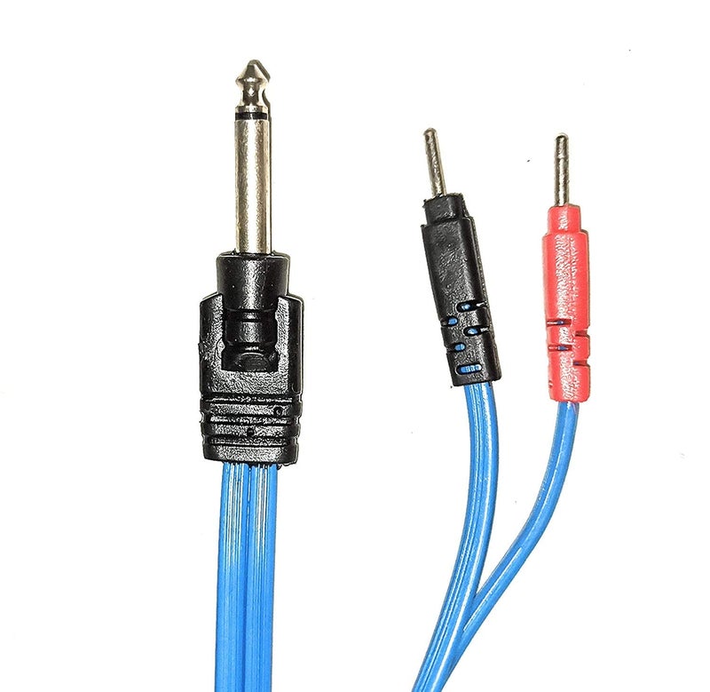 NARAYANI TRADERS Professional TENS Machine Lead Wires (Pack of 6) – 1.5 Meter High Conductivity Copper Wires – Universal 2mm Pin Connector for TENS, EMS, IFT & Muscle Stimulators – Heavy Duty Replacement Cables - Image 2