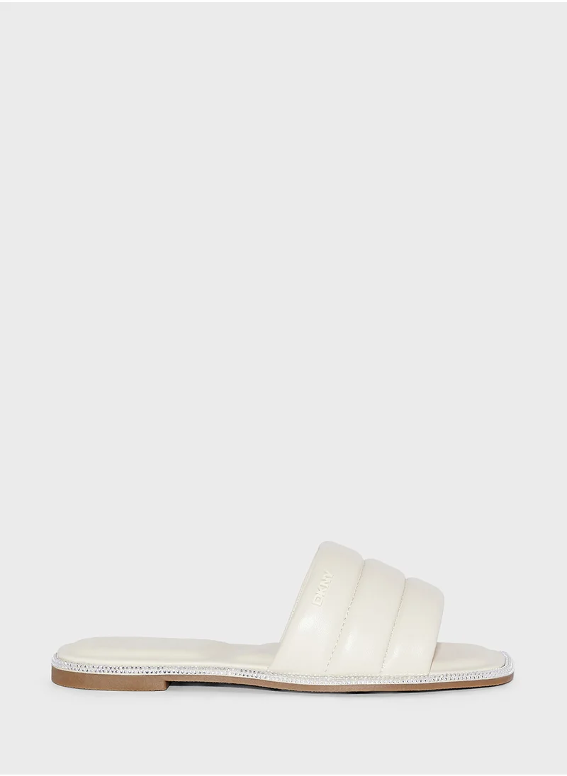 DKNY Bethea Flat Slide Sandals