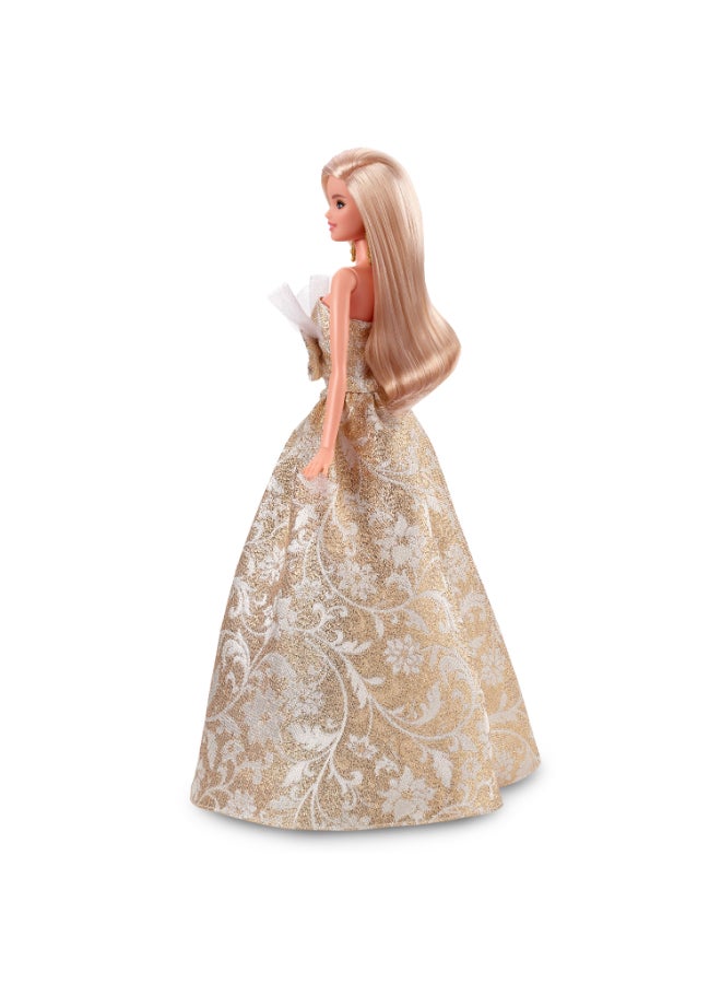 Barbie® Holiday Doll - Blonde - Image 5