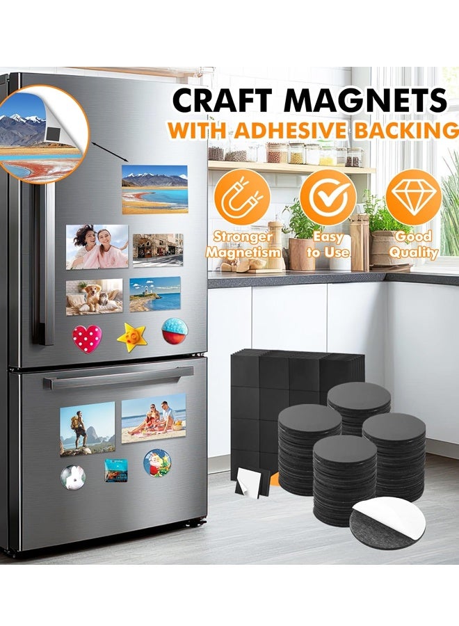 100 Pcs Fridge Magnets, Adhesive Magnet Dots, Refrigerator, Crafts, Easy Peel and Stick - Image 3